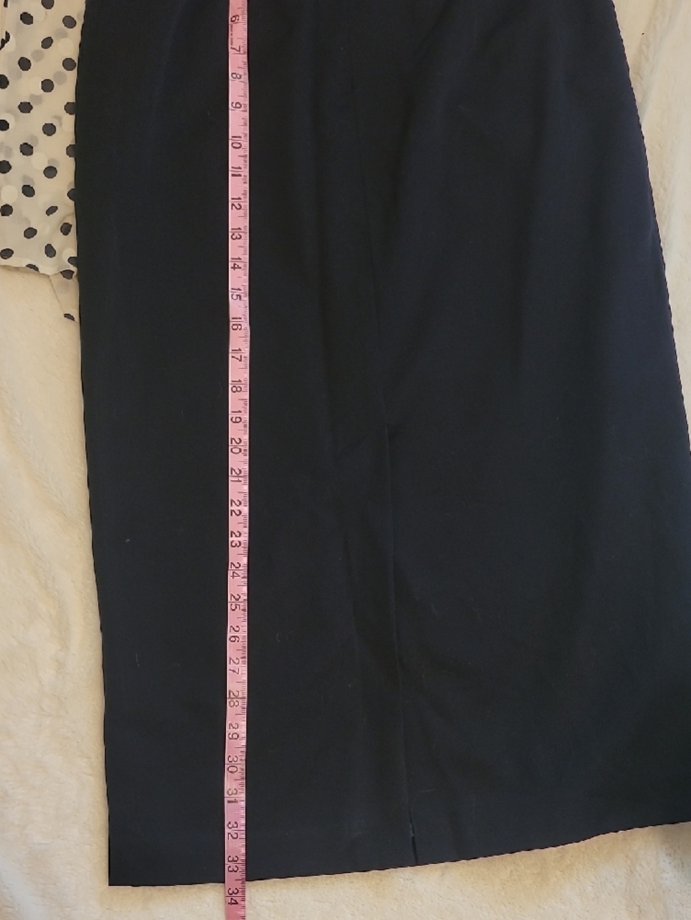 Liz Claiborne Navy Tailored Pencil Skirt - Picture 5 of 8